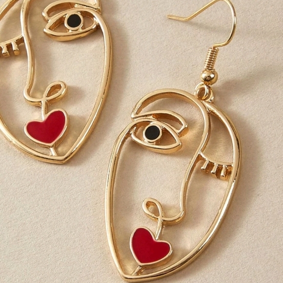 Unique Gold Finished Cut Art Picasso - Picture 2 of 5